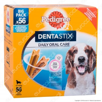 Pedigree Dentastix Medium per l'igiene orale del cane - Confezione da