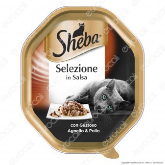 Sheba Selezione in Salsa Cibo per Gatti al Gusto Agnello e Pollo - 22