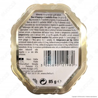 Sheba Selezione in Salsa Cibo per Gatti al Gusto Agnello e Pollo - 22