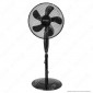 Immagine 1 - V-Tac VT-5016-5 Ventilatore a Piantana 55W 5 Pale in Plastica Colore