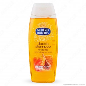 Neutro Roberts Doccia Shampoo Idratante con Miele e Acero Rosso - Flacone da 250ml