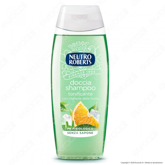 Neutro Roberts Doccia Shampoo Tonificante con Vitamine della Frutta -