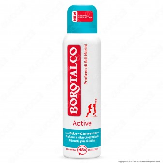 Borotalco Deodorante Spray Active Sali Marini - Flacone da 150ml