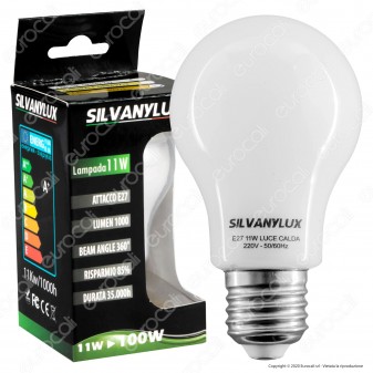 Silvanylux Lampadina LED E27 11W Bulb A60 - mod. GRN422/2 / GRN422/3 / GRN422/1