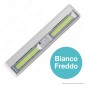 Immagine 2 - Velamp Smarty Luce LED 3W a Batteria Reglette con Sensore di