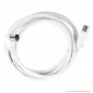 Immagine 1 - CFG Luce Quadra Cavo Antenna TV Maschio Femmina con Adattatore