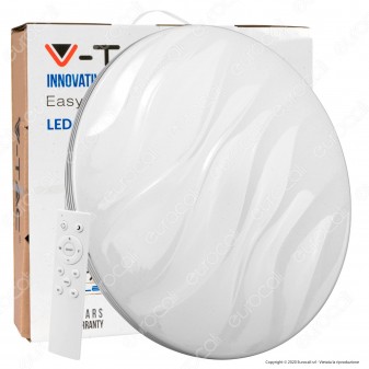 V-Tac VT-8403 Plafoniera LED 3in1 20W / 40W Forma Circolare Effetto