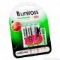 Immagine 1 - Uniross Pile Ricaricabili Hybrio AAA / HR03 Ni-MH 1,2V 550mAh -