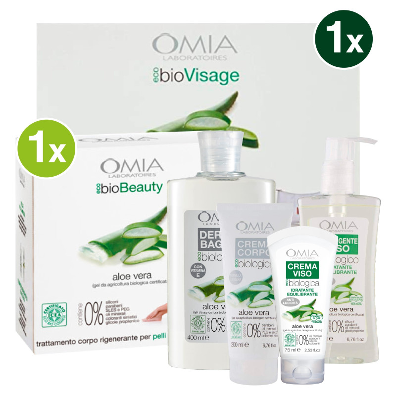 Kit Trattamenti Aloe Vera Viso e Corpo Kit Trattamenti Aloe Vera Viso e Corpo