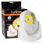 Immagine 1 - Uniross Luce LED COB 5W con Sensori di Movimento e Base Ruotabile di