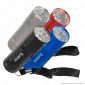 Immagine 1 - Uniross Torcia LED 9W Tascabile in Alluminio a Batterie AAA