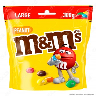M&M's Peanut Confetti con Arachidi Ricoperte di Cioccolato - Busta da 300g