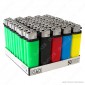 Immagine 1 - Ciao Accendino Colorato Tinta Unita Economico - Box da 50 Accendini