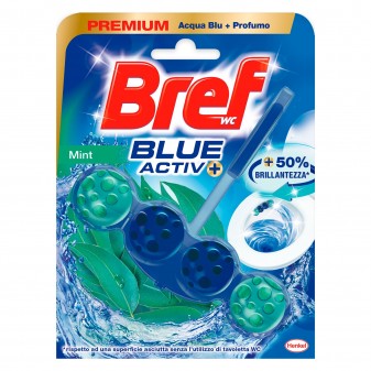 Bref WC Mint Blue Activ+ Tavoletta Detergente - 1 Confezione