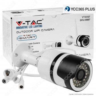 V-Tac VT-5157 Telecamera di Sorveglianza Wifi IP 3MP - SKU 8987