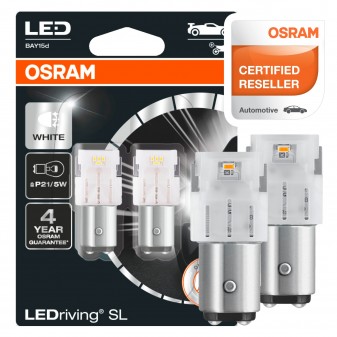 Osram LEDriving SL Lampada LED Retrofit 2W / 0,4 W White - 2 Lampadine P21/5W