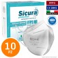 Immagine 1 - Sicura Protection 10 Mascherine Protettive Filtranti Monouso con