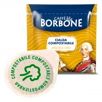 50 Cialde in Carta Caffè Borbone Miscela Oro