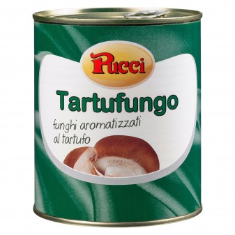 Pucci Funghi Aromatizzati al Tartufo - Lattina da 800g
