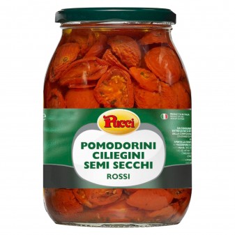 Pucci Pomodorini Ciliegini Semisecchi Rossi in Olio - Vasetto da 950g