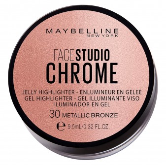 Maybelline New York Facestudio Chrome Gel illuminante Colore 30 Metallic Bronze