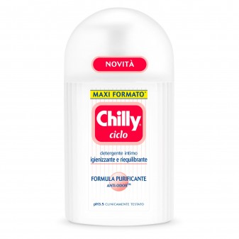 Chilly Ciclo Detergente Intimo Formula Purificante pH 3.5 con Agenti