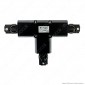 Immagine 2 - V-Tac Connettore a T 4 Poli Colore Nero - SKU 3524