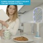Immagine 7 - Intergross Flash Away Racchetta Killer per Zanzare e Insetti con