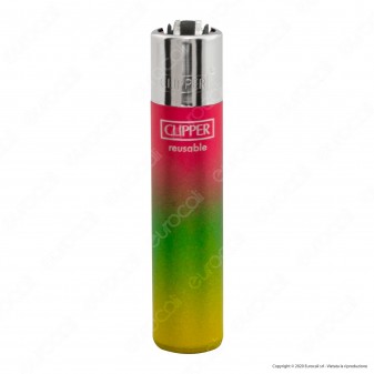 Clipper Large Fantasia Triple Gradient - Box da 48 Accendini