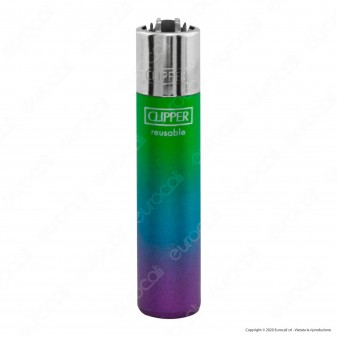 Clipper Large Fantasia Triple Gradient - Box da 48 Accendini