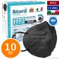 Immagine 1 - Sicura Protection 10 Mascherine Protettive Colore Nero Elastici Neri
