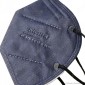 Immagine 2 - Sicura Protection 50 Mascherine Protettive Colore Blu Elastici Neri