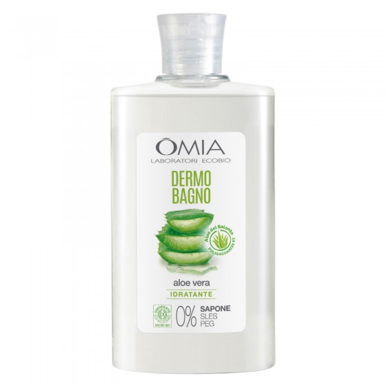 Omia Dermo Bagno Detergente Corpo Aloe Vera - Flacone da 400 ml