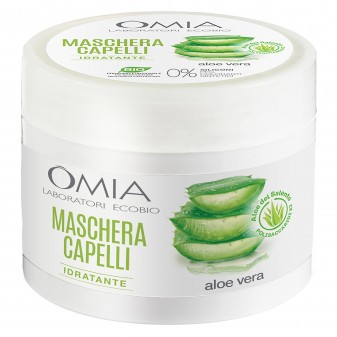 Omia Maschera per Capelli Aloe Vera - Barattolo da 250 ml