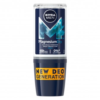 Nivea Men Deodorante Roll-On Magnesium Dry resh - Flacone da 50 ml