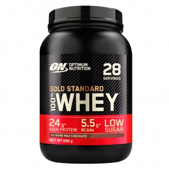 Optimum Nutrition Gold Standard 100% Whey Proteine e Aminoacidi in Polvere Gusto Cioccolata al Latte - Barattolo da 28 Porzioni