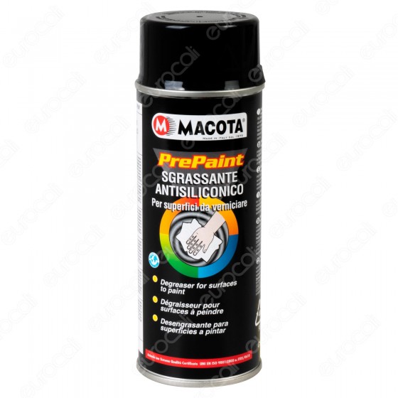 Macota Pre Paint Sgrassante Antisiliconico per Superfici da Verniciare - Bomboletta da 400ml Macota Pre Paint Sgrassante Antisiliconico per Superfici da Verniciare - Bomboletta da 400ml