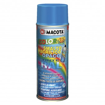 Vernice Spray Macota - Smalto Acrilico Opaco disponibile in 29 Tinte RAL