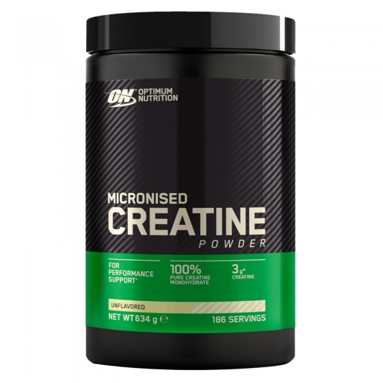 Optimum Nutrition Micronised Creatine Creatina Monoidrato in Polvere Non Aromatizzato - Barattolo da 634g Optimum Nutrition Micronised Creatine Creatina Monoidrato in Polvere Non Aromatizzato - Barattolo da 634g