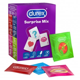 KIT Premium Durex Surprise Mix e & Gel Massage 2in1 Aloe Vera 200ml