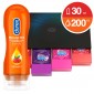 Immagine 1 - KIT Premium Durex Love Collection & Gel Massage 2in1 Guaranà 200ml