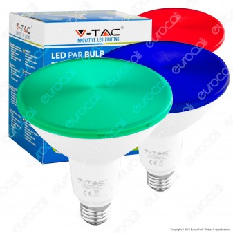 V-Tac VT-1125 Lampadina LED E27 15W Bulb PAR38 Impermeabile IP65 - SKU 4418 / 4419 / 4420