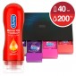 Immagine 1 - KIT Premium Durex Fun Explosion & Gel Massage 2in1 Ylang Ylang 200ml