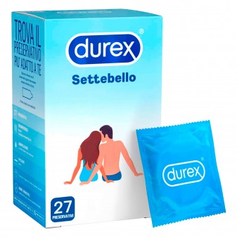 KIT Durex Big pack Settebello 27pz & Gel Naturals Pure 100ml