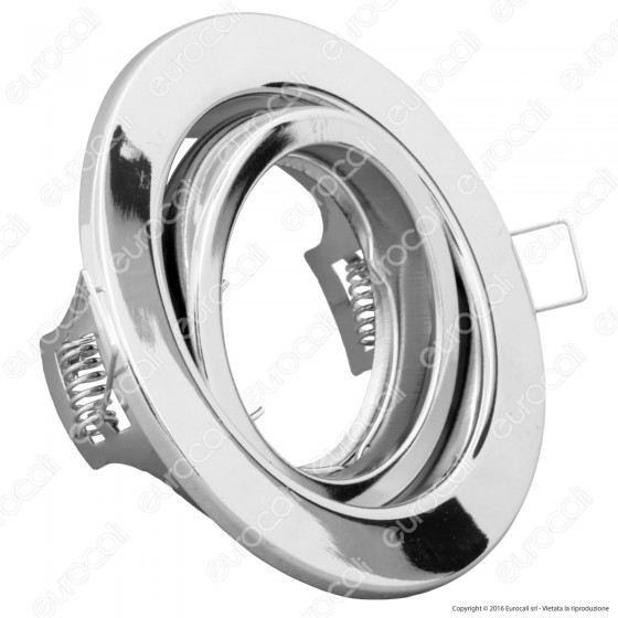 V-Tac VT-7227 Portafaretto Orientabile Rotondo da Incasso per V-Tac VT-7227 Portafaretto Orientabile Rotondo da Incasso per