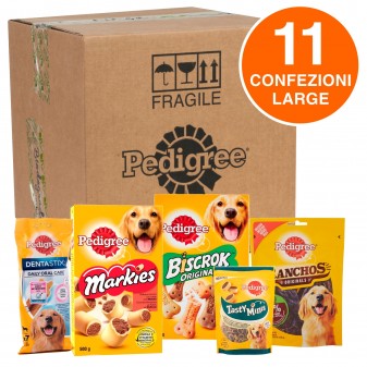 Pedigree Kit Snack e Biscotti Misti per Cani di Taglia Grande -