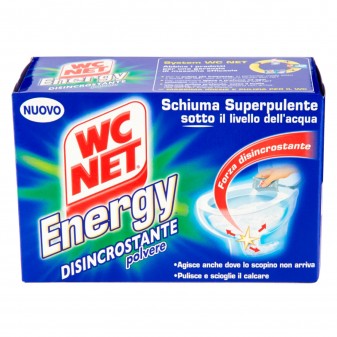 WC Net Energy Disincrostante in Polvere Schiumogena Deterge e