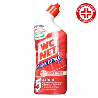 WC Net Igiene Totale Gel Disinfettante Elimina Calcare e Batteri