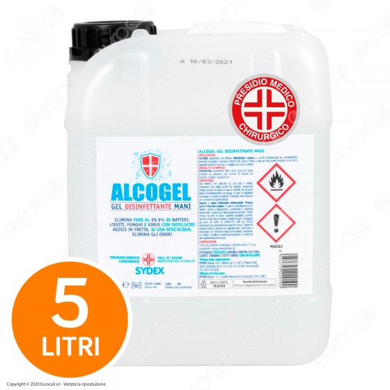 Gel Disinfettante Mani Professionale Igienizzante - Presidio Medico Gel Disinfettante Mani Professionale Igienizzante - Presidio Medico