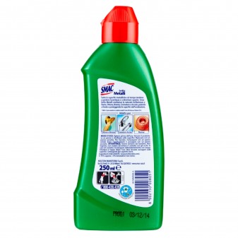 Smac Brilla Metalli Detergente in Crema - Flacone da 250ml